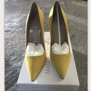 Manolo Blahnik BB Suede Pump -39.5 Brand New